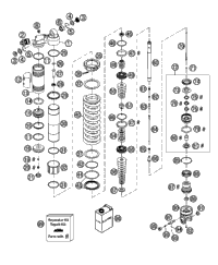 Shock Absorber Disassembled
