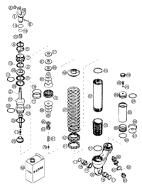 Shock Absorber Wp Disassembled