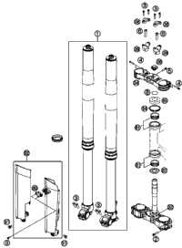 Front Fork, Triple Clamp