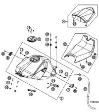 Tank, Seat, Cover