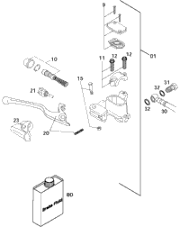 Hand Brake Cylinder Brembo