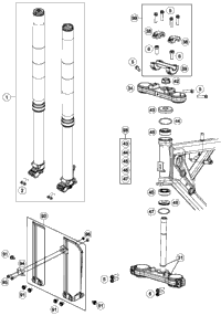 Front Fork, Triple Clamp