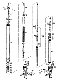 Front Fork Legs
