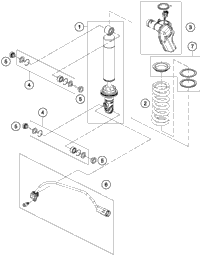 Shock Absorber Disassembled