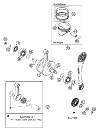 Crankshaft,Piston