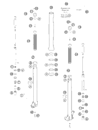 Front Fork, Disassembled