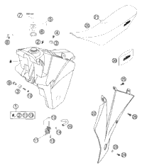 Tank, Seat, Cover