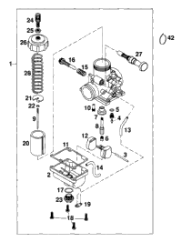 Carburetor Mikuni Vm24