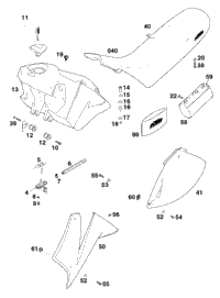 Tank, Seat, Cover