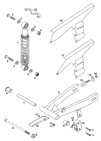 Swingarm, Shock Absorber