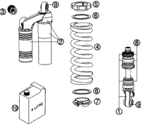 Shock Absorber Disassembled