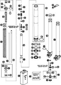 Front Fork, Disassembled