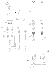 Front Fork Disassembled