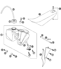 Tank, Seat, Cover
