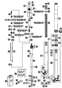 Front Fork, Disassembled