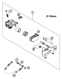 Brake Caliper Rear