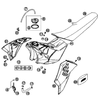 Tank, Seat, Cover