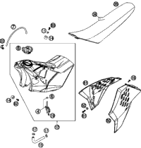 Tank, Seat, Cover