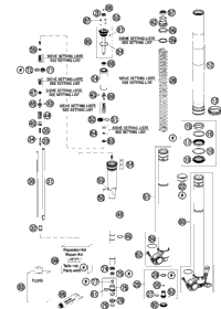 Front Fork, Disassembled