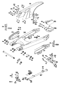 Swing Arm, Chain Guard