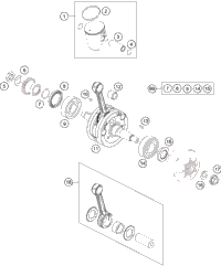 Crankshaft, Piston