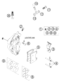 Brake Caliper Front