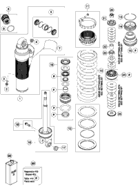 Shock Absorber Disassembled