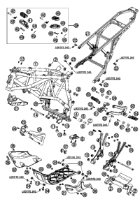 Frame, Sub Frame, Engine Guard