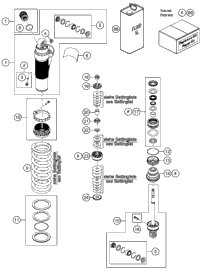 Shock Absorber Disassembled