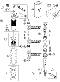 Shock Absorber Disassembled