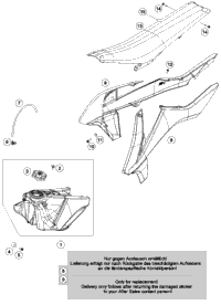 Tank, Seat, Cover