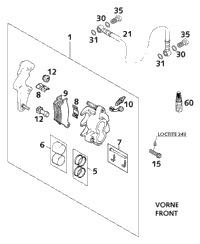 Brake Caliper Front