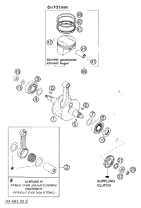 Crankshaft, Piston