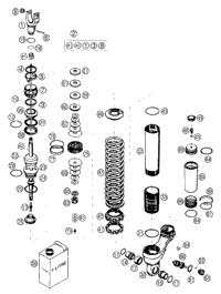 Shock Absorber Wp Disassembled