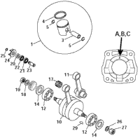 Crankshaft, Piston