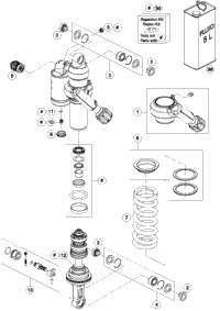 Shock Absorber Disassembled