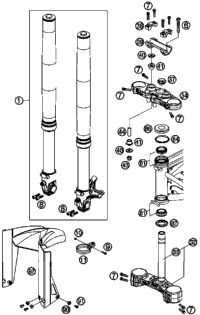 Front Fork, Triple Clamp