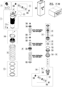 Shock Absorber Disassembled
