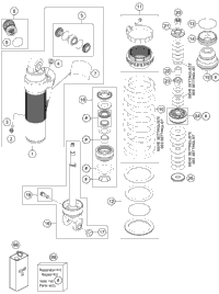 Shock Absorber Disassembled