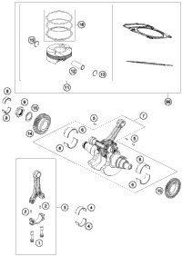Crankshaft, Piston