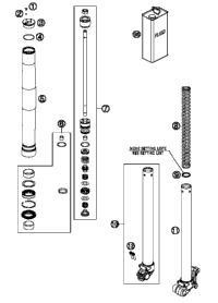 Front Fork Disassembled