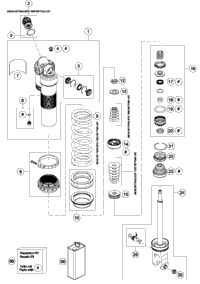 Shock Absorber Disassembled