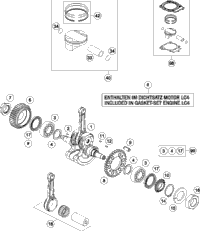 Crankshaft, Piston