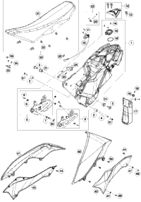 Tank, Seat, Cover