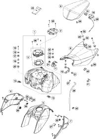 Tank, Seat, Cover
