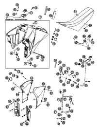 Tank, Seat, Cover