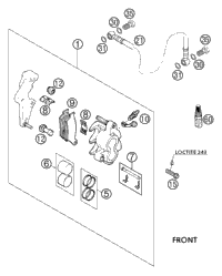 Brake Caliper Front