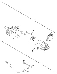 Brake Caliper Rear