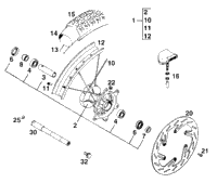 Front Wheel Sx,Mxc