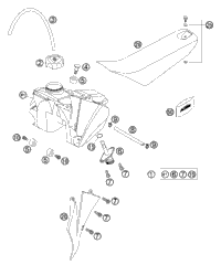 Tank, Seat, Cover